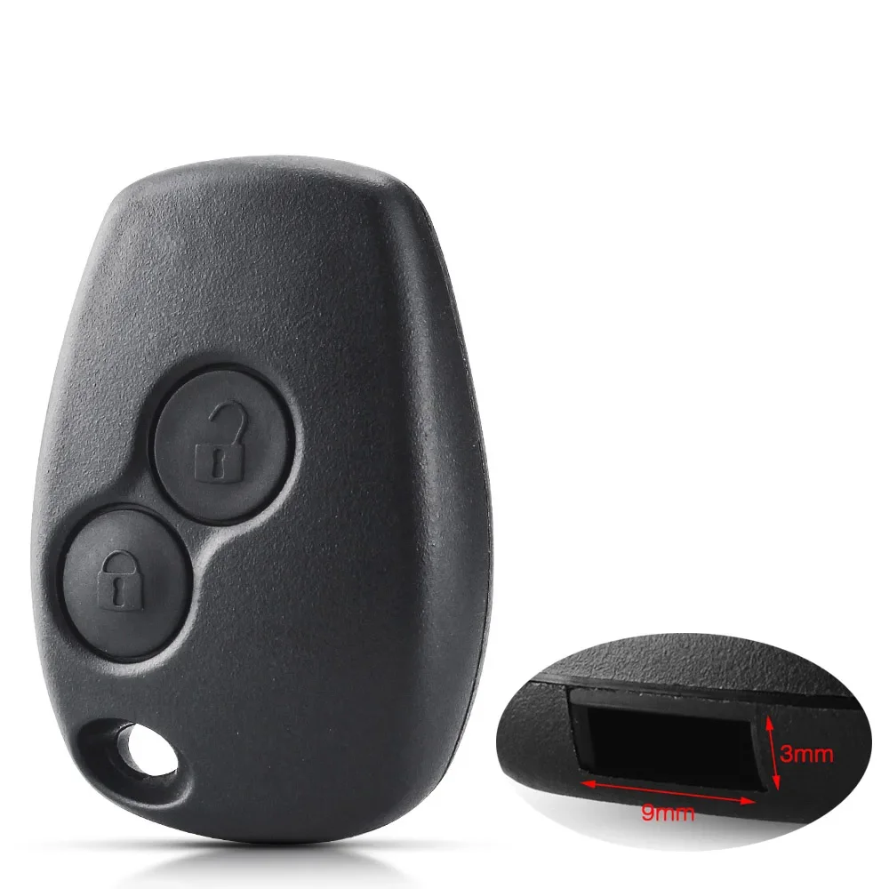 Keyyou 10 pçs 2/3 botões escudo chave remota sem lâmina caso para renault espace laguna espanador logan dacia sandero clio kangoo nissan