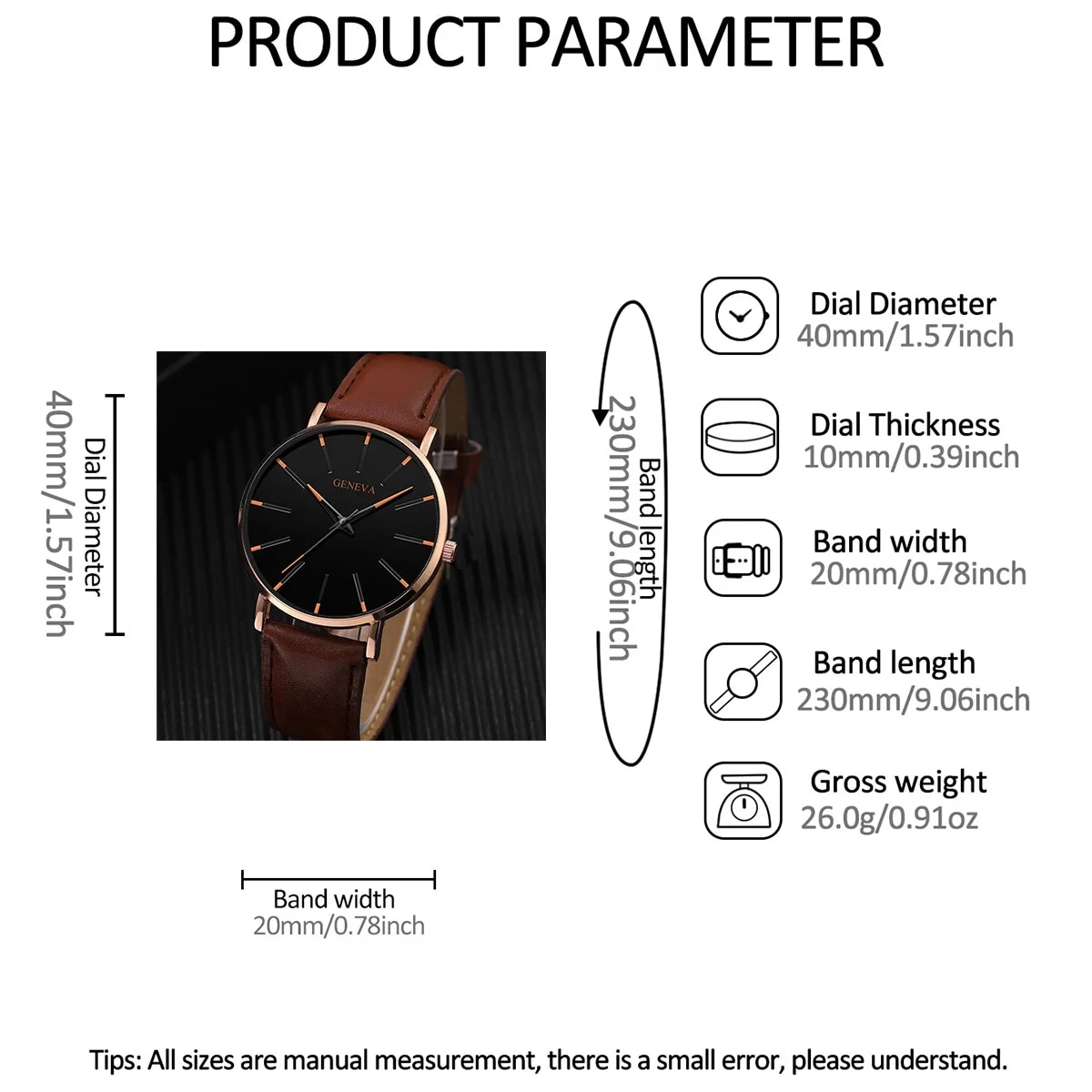 4 Stück Herrenmode einfache blaue Nadel Zifferblatt Zeiger Quarz Gürtel Uhr Luxus Leder Leder Holz Perlen Armband Ramadan Geschenkset