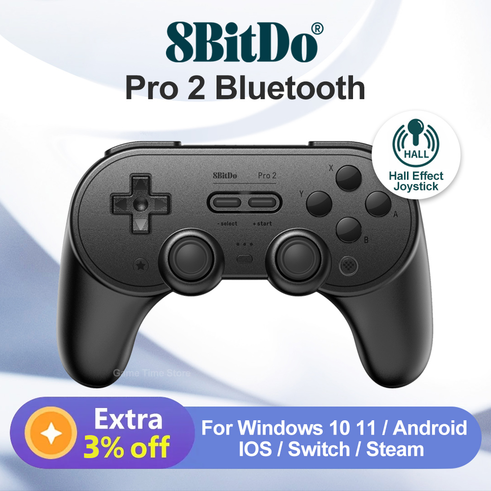 8Bitdo Pro2 Bluetooth игровой контроллер беспроводной геймпад для Nintendo Switch, ПК, MacOS, Android, Steam, Raspberry Pi