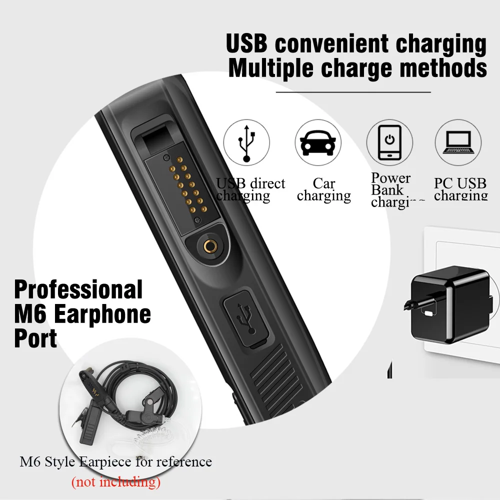 ANYSECU A970S 4G Network Radio Android 9.0 LTE PTT POC Walkie Talkie Mobile Phone Compatible with Zello Real-ptt pocstar