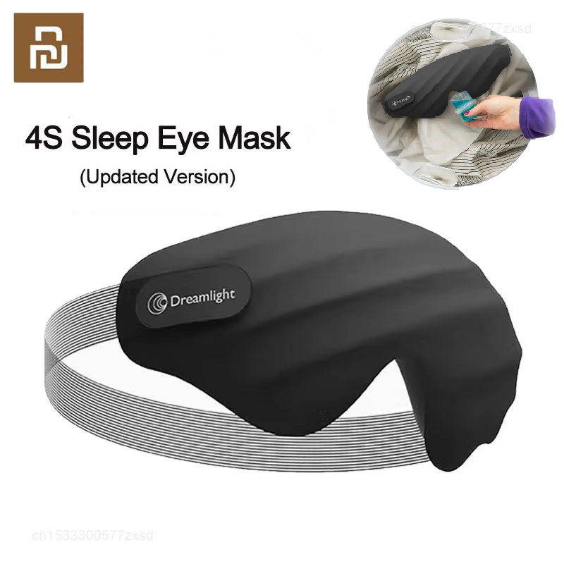Xiaomi dreamlight 3/4s máscara de olho sono 3d estereoscópico auxílio ao sono para homens mulheres adulto para dormir bloquear luz máscara de olho de viagem