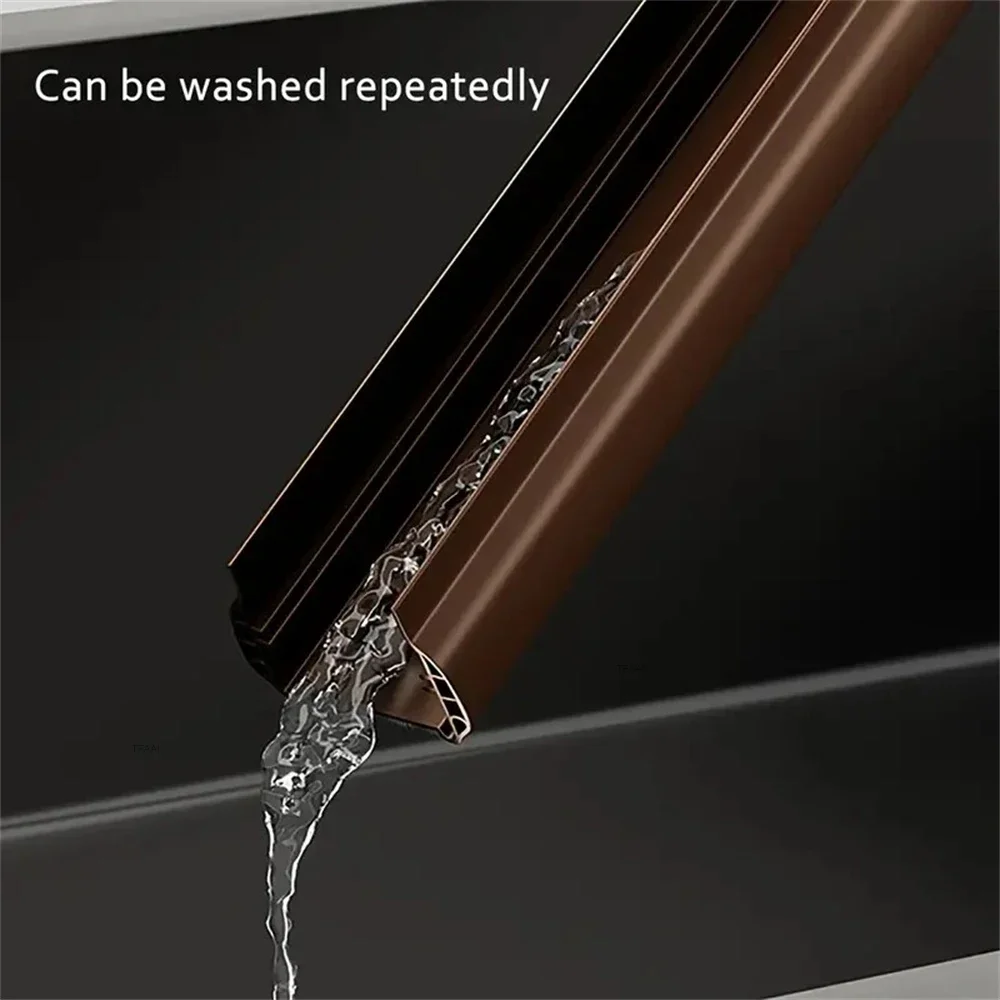 1PC PVC Door Bottom Weatherstrip Seal Dust and Noise Insulation Seal Strip Tape Self-adhesive Door Draft Stopper Insulator Strip