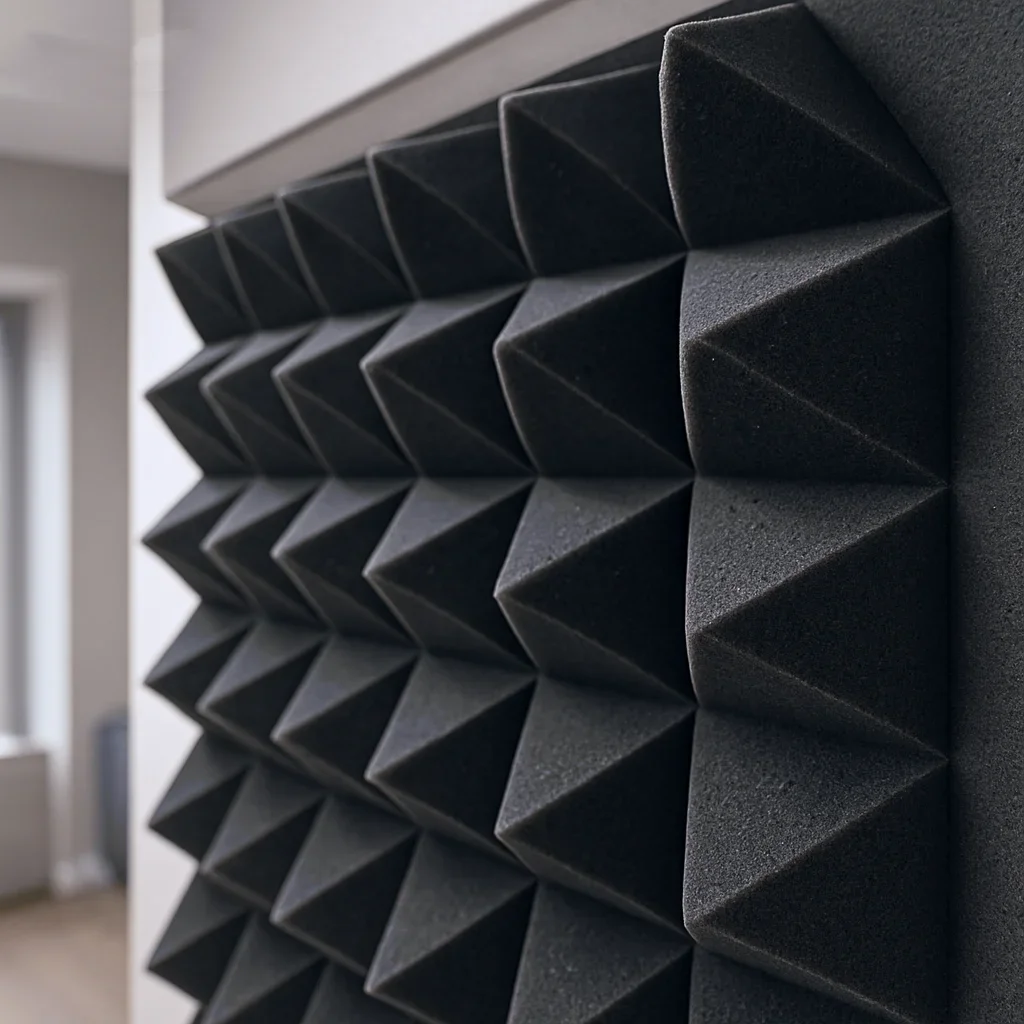 6 упаковок 50x50x5 см студийная пирамида акустическая пена 20 "x 20" звукопоглощающие шумоизоляционные панели звукоизоляционные материалы