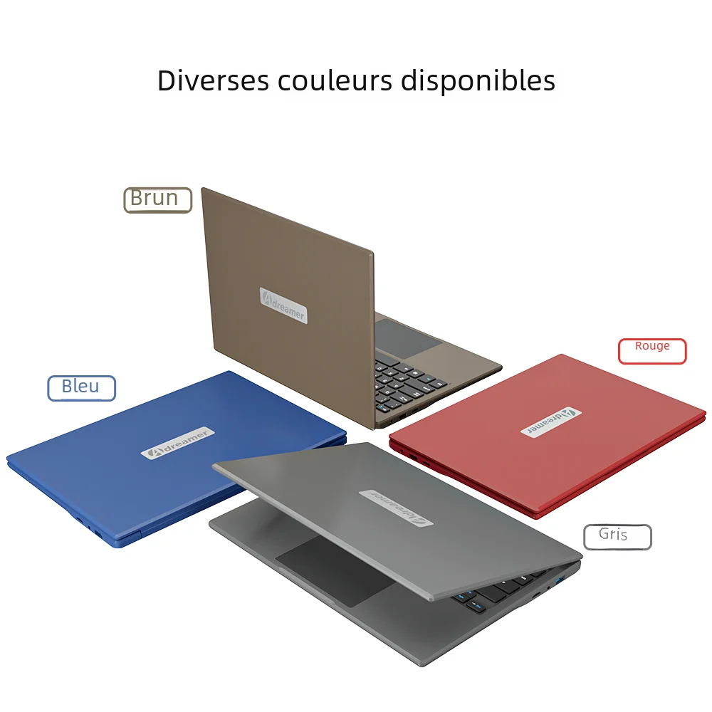 Adreamer-LeoPleNotebook pour étudiants, Notebook Office School, Windows 10, Intel Celeron N4020, 8G, 1T SSD, WiFi PC, 13 pouces