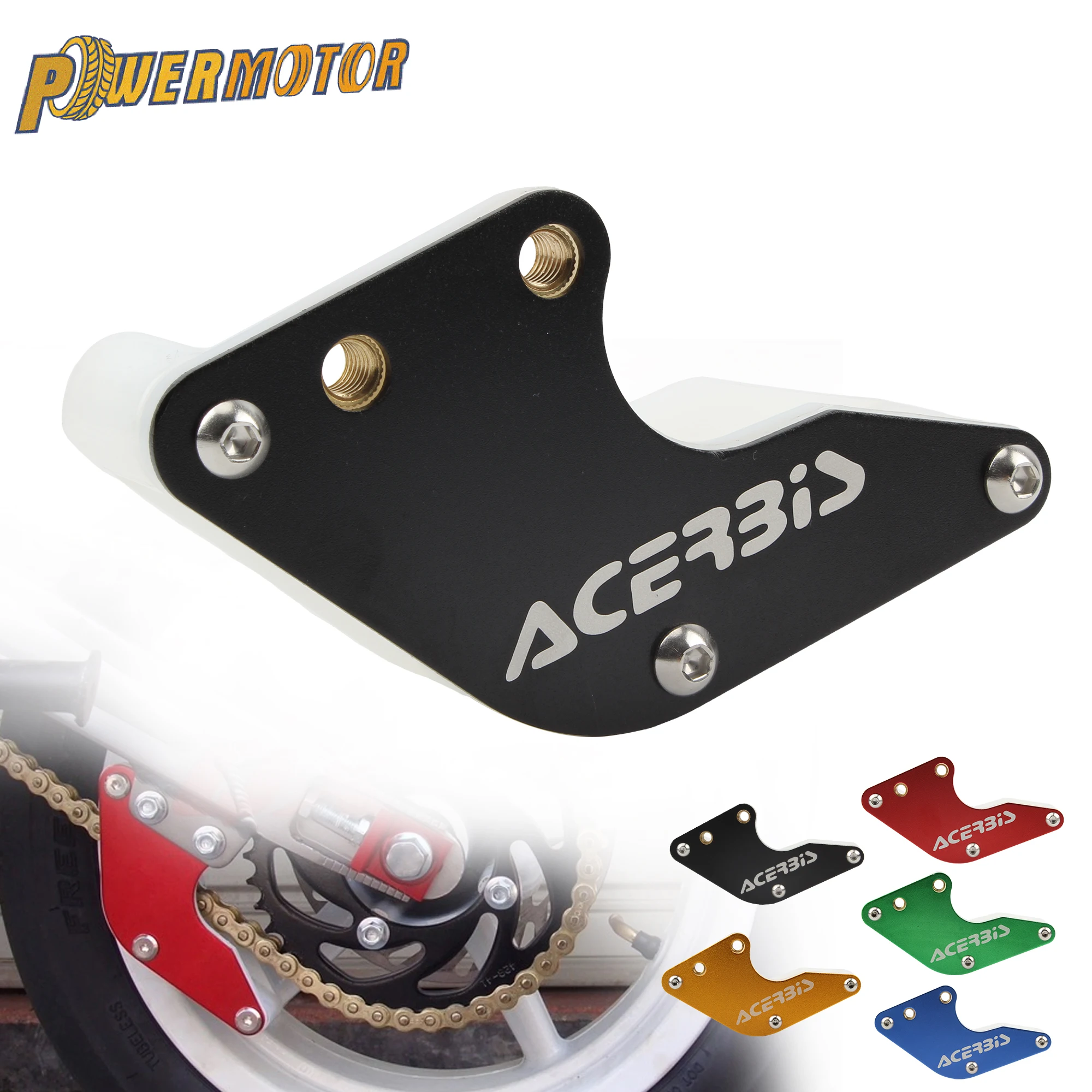 Motorrad CNC Kettenschutzführung für Honda Kawasaki IRBIS BSE KAYO 50 bis 150 Kettenschutz Dirt Bike Motocross modifizierte Teile