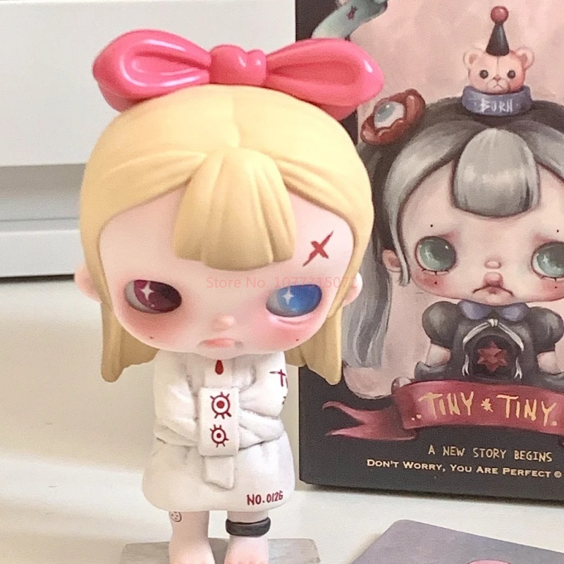 新しい本物の Tinytiny オープニングラインシリーズ新キャラクター Pvc モデルかわいい卓上装飾サプライズギフトおもちゃ誕生日ギフト