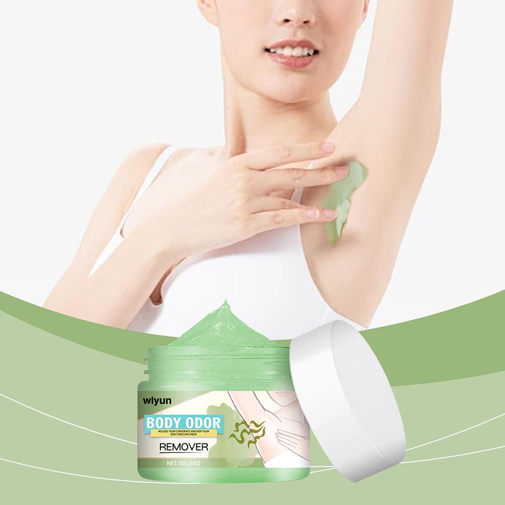 Crema de eliminación de olores corporales efectiva, eliminador de sudor, tratamiento de olores en las axilas, antitranspirantes, desodorizador de axilas duradero
