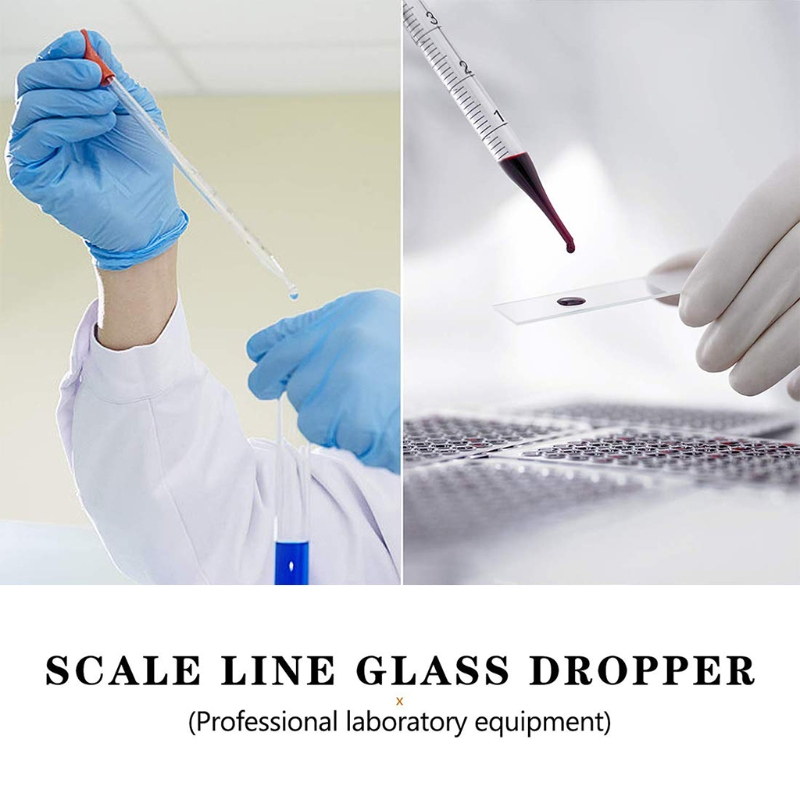 Ống Nhỏ Giọt Thủy Tinh Droppe Nhỏ Giọt Pipet Bộ Pipet Chất Lỏng Rõ Ràng Cân Đo Pipet Cho Bàn Chải Làm Sạch Cho Laborato