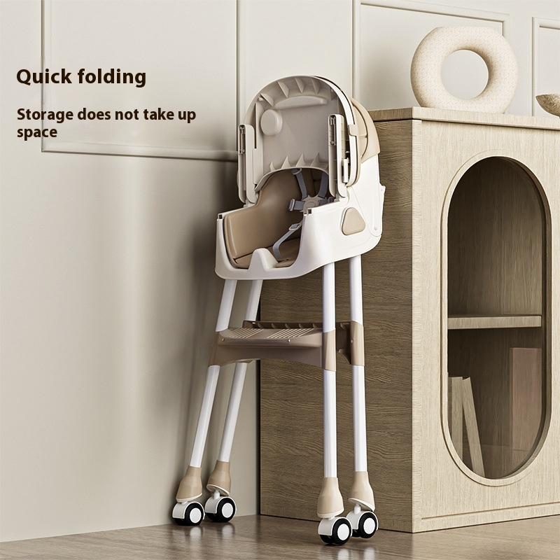 Cadeira de jantar para bebês em vários estilos, multifuncional, ajustável, cavalo de balanço, cadeira de bebê com altura ajustável, banco de jantar infantil.