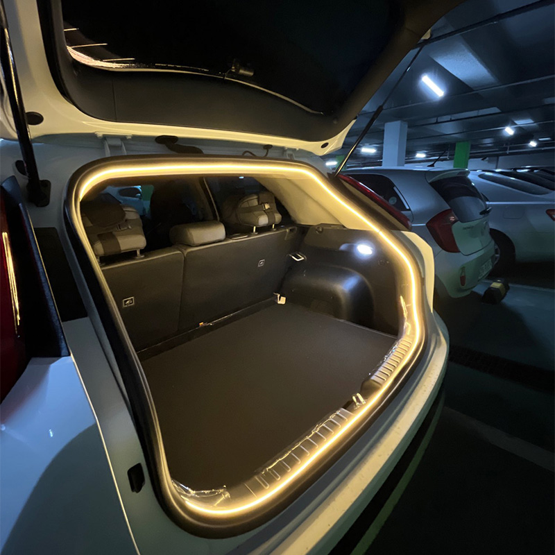BLALIONFrunk สดใส LED Strip ดัดแปลง Ambient Light สําหรับ Tesla รุ่น 3 Y S 5M กันน้ํายืดหยุ่นบรรยากาศโคมไฟ비