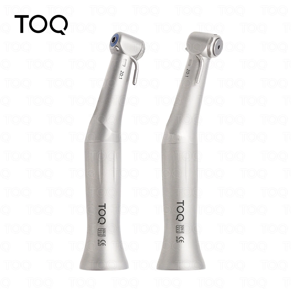 Denta Low Speed Handpiece 20:1 Implant Reduction Contra Angle Push Button Torque 80Ncm Compatible With SG20