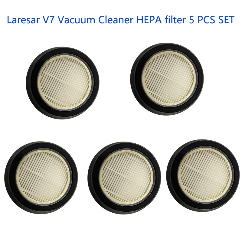 Laresar V7 Aspirapolvere filtro HEPA set da 5 pezzi Accessori Laresar per Laresar V7 Originale