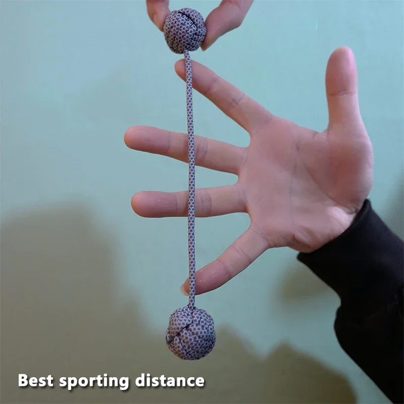 2024 ใหม่กลางแจ้ง EDC ป้องกันตัวเองกําปั้นลิง Fidget ของเล่นนิ้วมือ Paracord ความเครียด Extreme ของเล่นนิ้วมือลูกเหล็ก Window Breaker