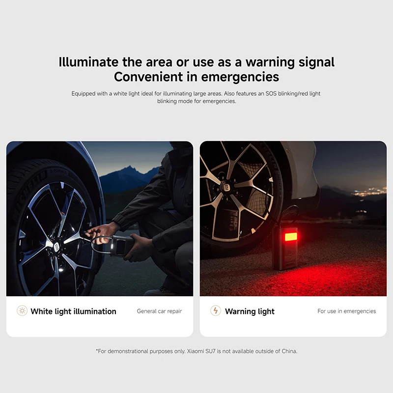Xiaomi Mijia Luftpumpe 2 25 % Speed Boost Mini tragbarer elektrischer Luftkompressor Schatz 150 PSI Typ-C LED Multitool Inflator Xiomi