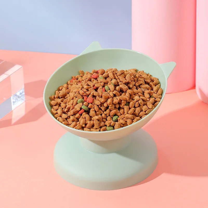 New pet Food Bowl Tilt High Bottom Neck Protector Antichoking Dog and Cat Water Bowl Antidumping Dog Feeding Supplies