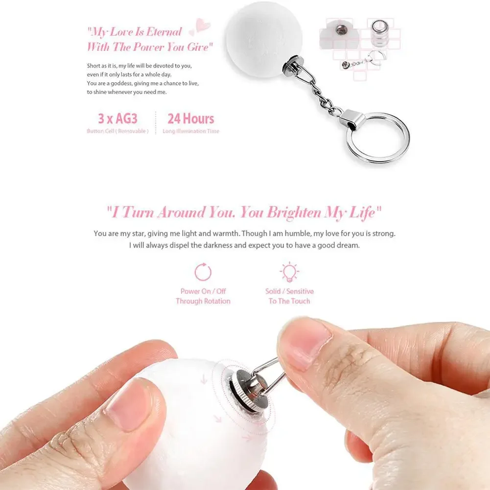 เรืองแสงใน Dark Multicolor Galaxy Galaxy พวงกุญแจจักรวาล Key Chain ด้านนอกดาราศาสตร์เครื่องประดับแก้วบอลพวงกุญแจ