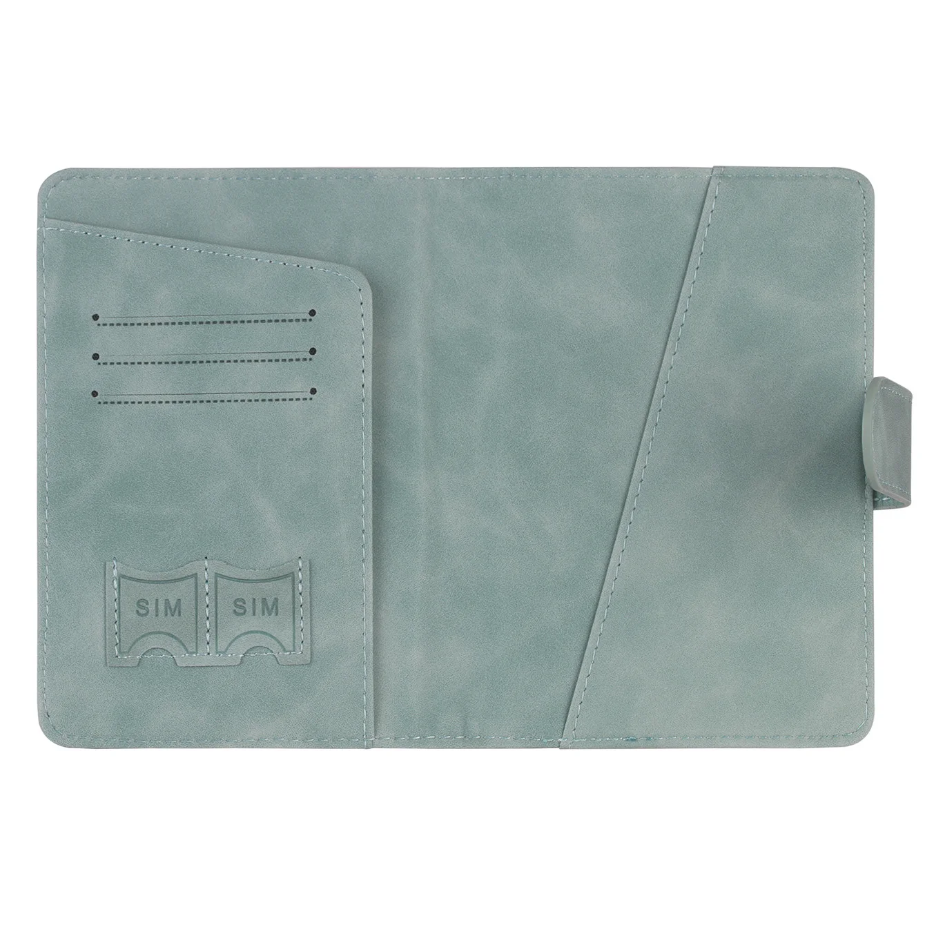 ผู้ถือหนังสือเดินทางกระเป๋าสตางค์ RFID Blocking หนังกระเป๋าเดินทางอุปกรณ์เสริมสําหรับผู้หญิงผู้ชาย