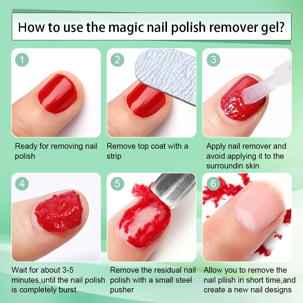 MAFANAILS 15ml Magic Remover เล็บเจล Polish Remover UV GEL Fast ลบกึ่งถาวรเคลือบเงาภาษาโปลิชคํายกเลิกกาว 15 & ml