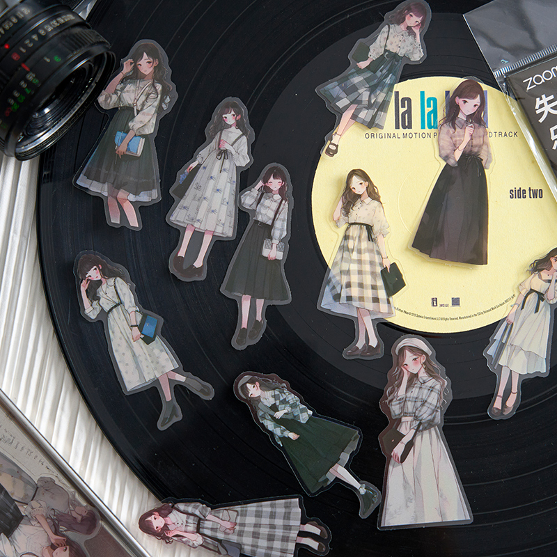 30 ピース/パック PET ステッカーカラフルなツリー DIY スクラップブッキングプランナーコラージュ日記用品美学ステッカー文房具