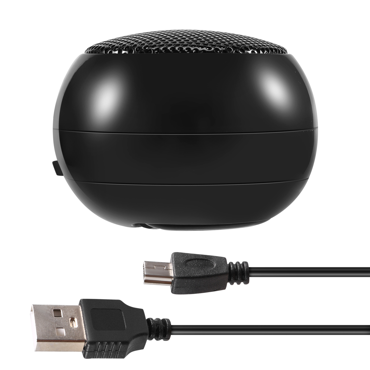 El mini altavoz más nuevo, altavoz de viaje recargable portátil con entrada auxiliar, conector para auriculares con cable de 3,5 mm