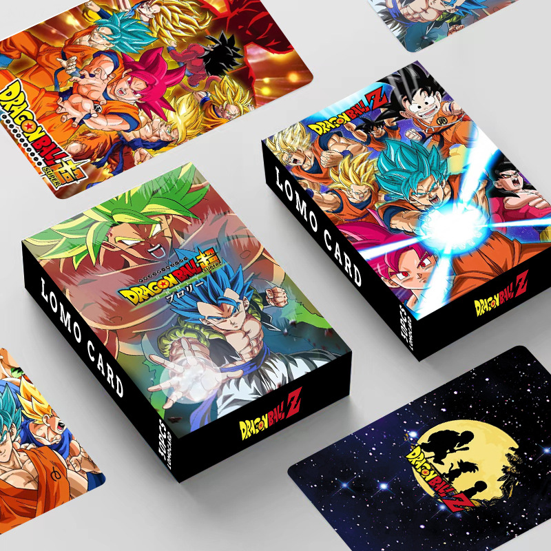 30 Stück Dragon Ball Z / GT / Super Goku LOMO Kartenbox Actionfiguren Super Sayajin Anime Sammlung Karten Kinderspielzeug Geschenk