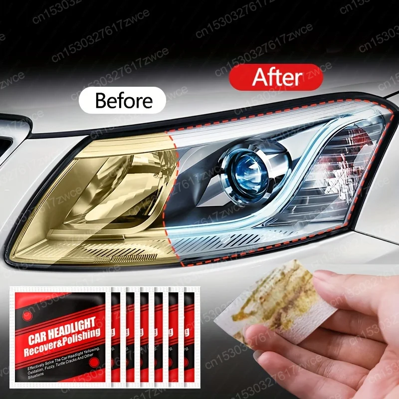 Kits de pulido para restauración de faros de coche, eliminador de arañazos, pasta de limpieza para reparación, elimina la oxidación, líquido para pulir faros