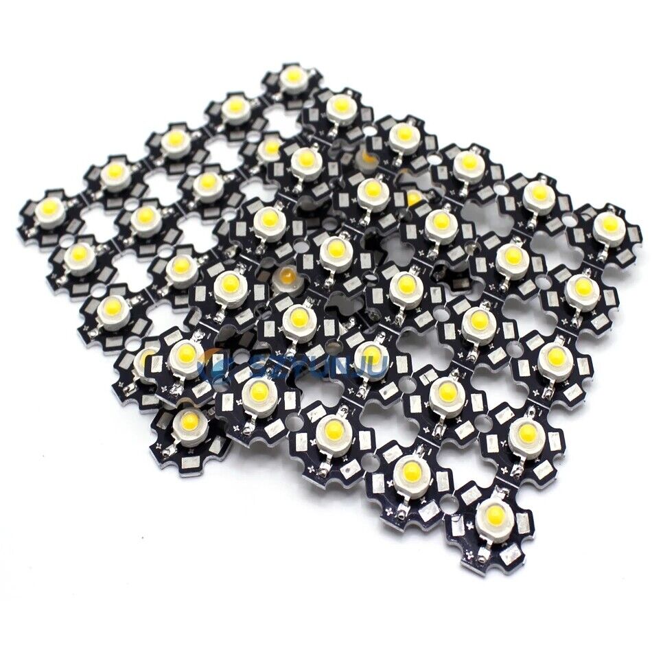 10 sztuk 1W 3W wysokiej mocy ciepła biel/zimna biel/naturalna biel/czerwony/zielony/niebieski/niebieski dioda IR z 20mm gwiazdą pcb