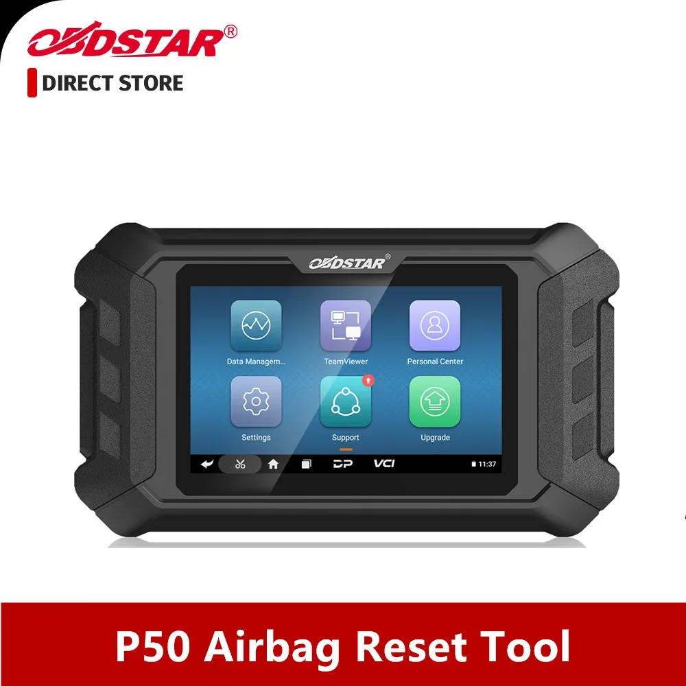 A ferramenta de reinicialização de airbag OBDSTAR P50 cobre 81 marcas acima de 11200+ ECU Parte no. Reinicialização da bateria da atualização OBD/BANC