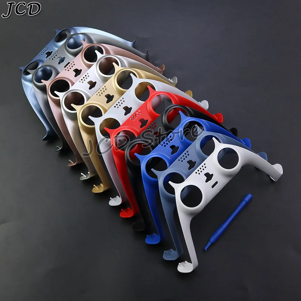 JCD Controller colorato Joystick Maniglia Striscia decorativa Accessori per PS5 Gamepad Maniglia Decorazione Striscia Gamepad Shell Cover