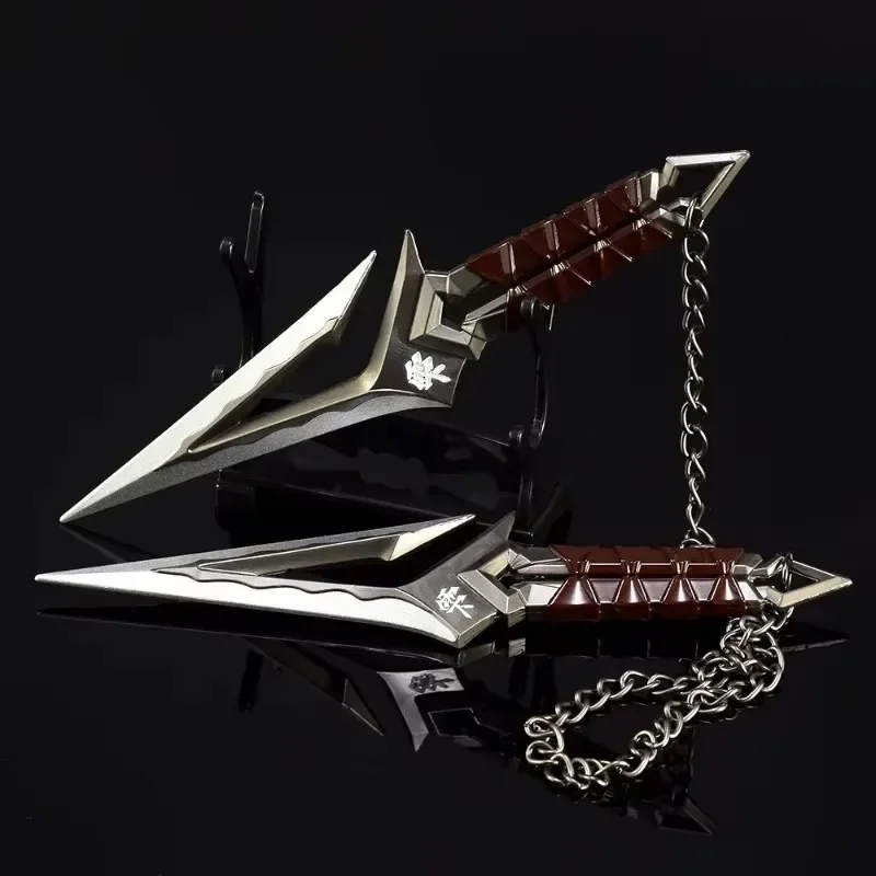 Valorant 忍者刀金属 Shuriken ナイフアニメコスプレ小道具鋼小剣リアルサイズ日本刀サムライセイバーおもちゃギフト