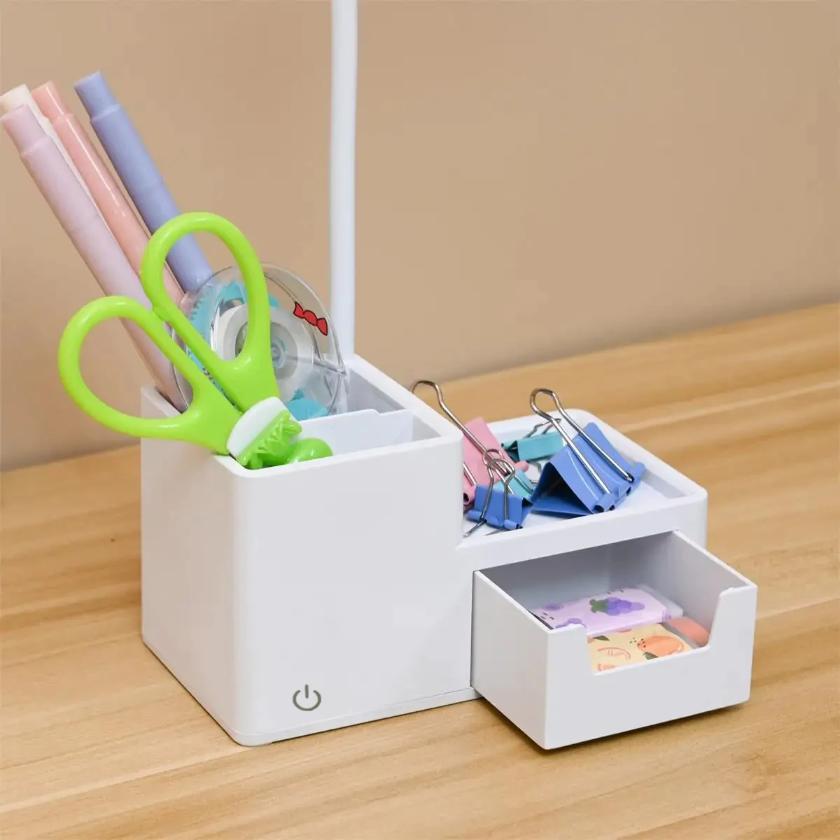 Lámpara LED de escritorio táctil, luz nocturna regulable de 3 niveles, recargable por USB, protección ocular, lámpara de mesa plegable, lectura de cabecera de dormitorio