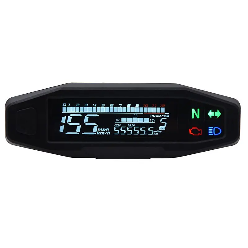 Digitale motorfiets snelheidsmeter meter instrument met richtingaanwijzer indicator dashboard paneel motorfiets accessoires