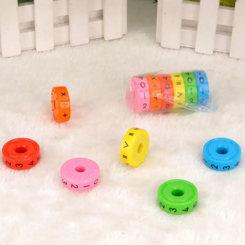 Montessori Preschool Puzzle Game Numbers and Symbols Math Skills Magnetic Block Calculate Educational Tools Great Gift for Kids