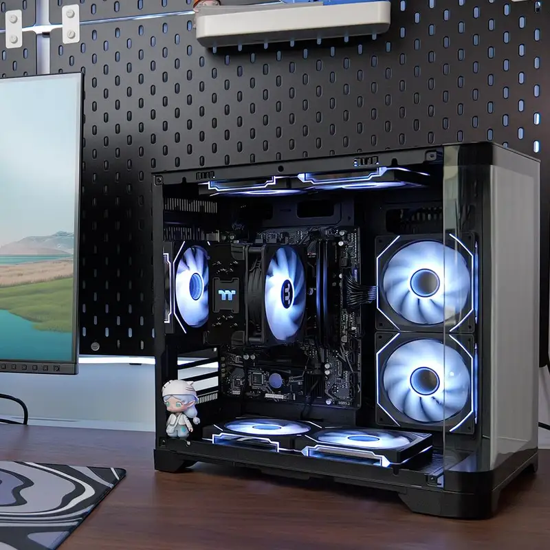 マジックゲームデスクトップ,amd ryzen 5,5600gt,3.9ghz,16gb,8 gb x 2,ddr4,3200, 1t,nvme ssd,argb 7ファン11を獲得