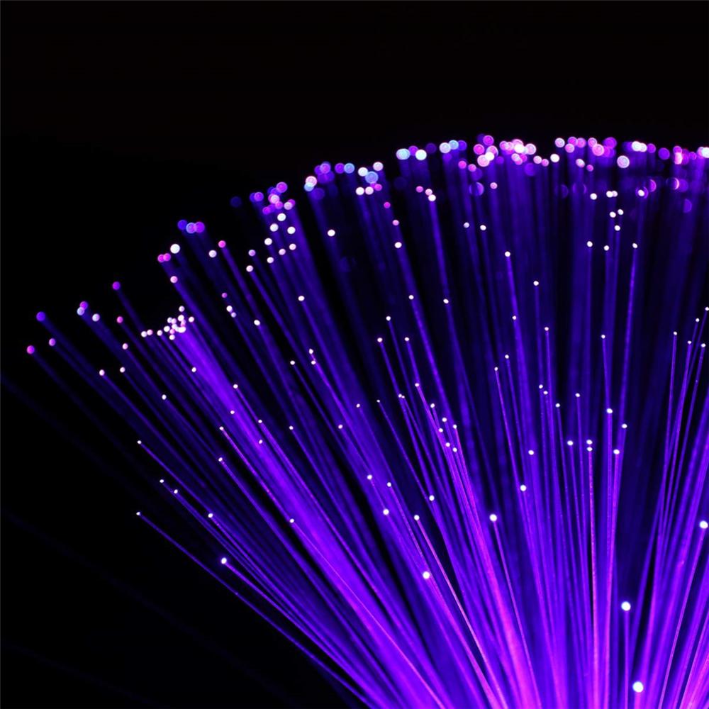 โคมไฟ LED ใยแก้วนำแสงหลากสีสำหรับตกแต่งภายในไฟประดับดาวในวันหยุดโคมไฟแต่งงานไฟ LED สำหรับตกแต่งตอนกลางคืน