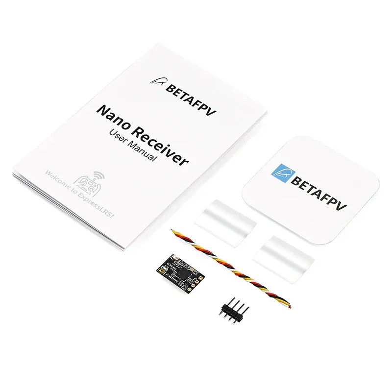 BETAFPV ELRS Nano Receiver ExpressLRS 2.4G / 915MHz / 868MHz Nano RX Long Range Receiver for FPV Long Range Racing Drone