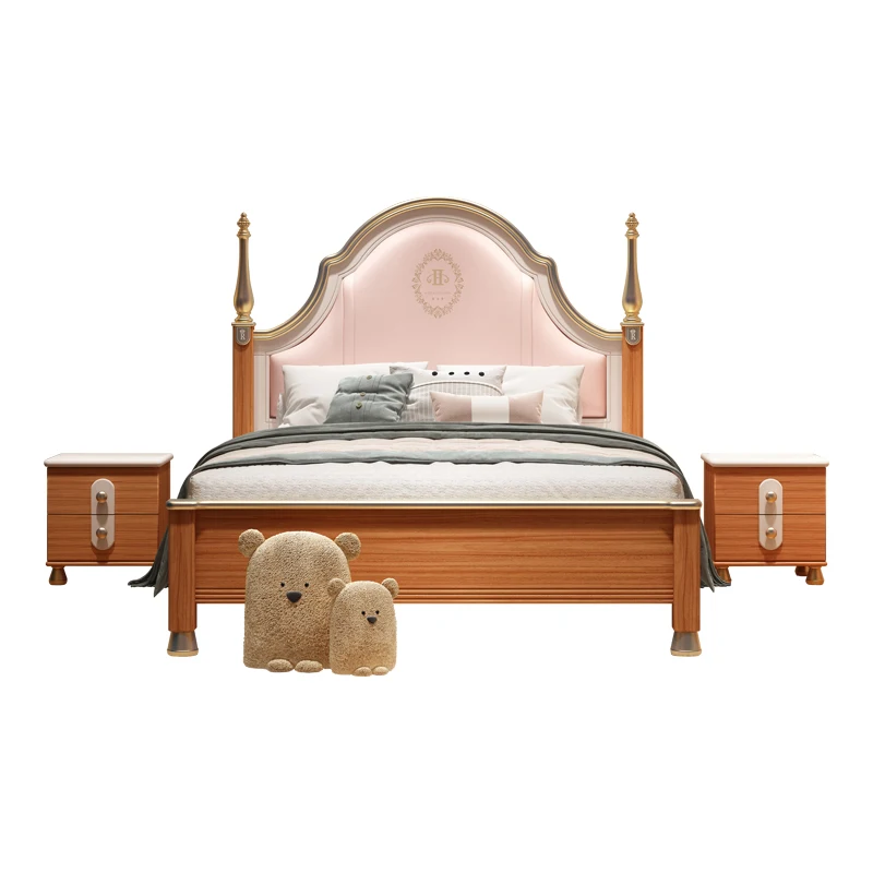 디자인 공주 럭셔리 어린이 침대 어린이 현대 소녀 퀸 로프트 어린이 침대 프레임 나무 Camas De Dormitorio 침실 가구