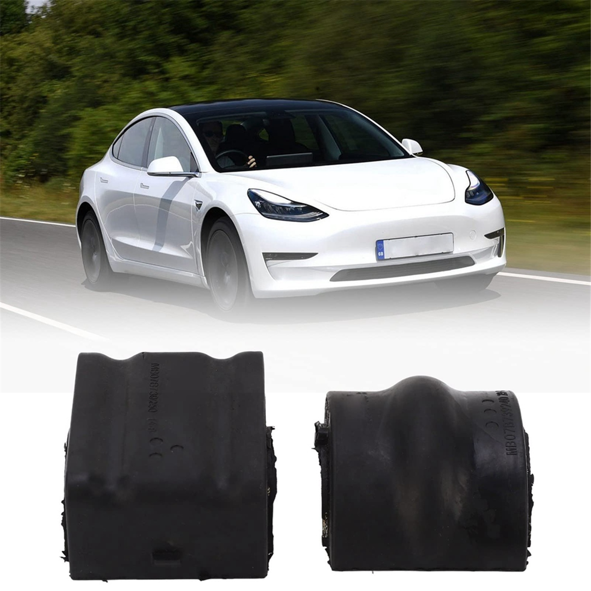 2 szt. Tuleja przedniego wahacza samochodowego Tuleja stabilizatora dla Tesla Model 3 1144383 -00-B Części