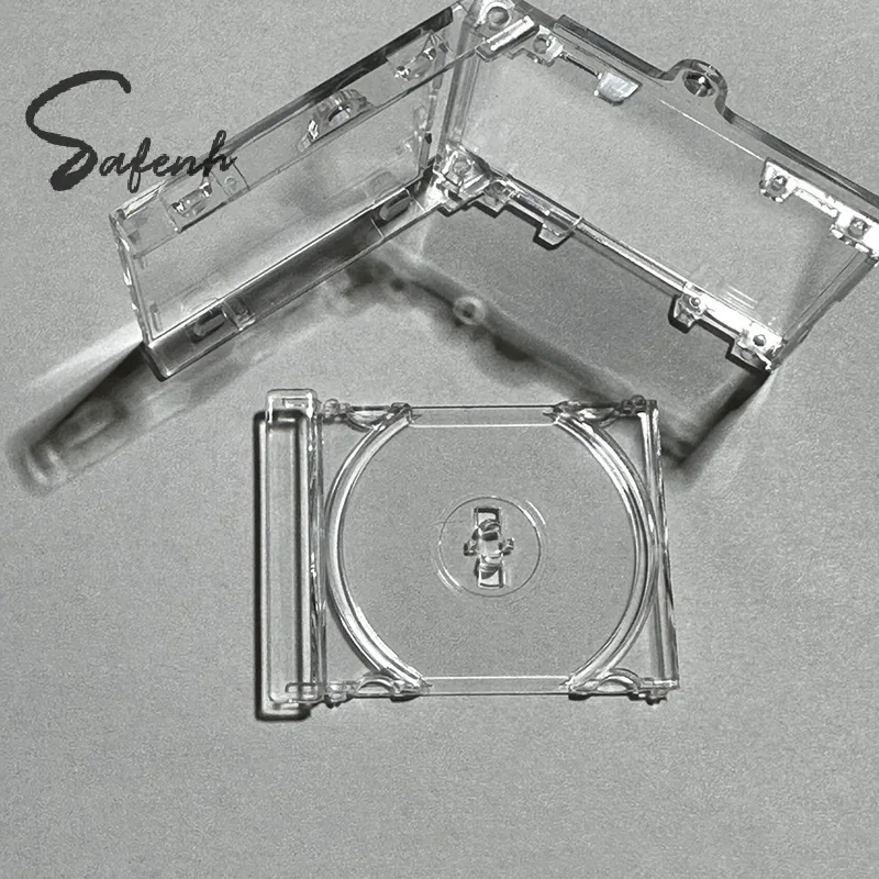 주변 기념 앨범 빈 미니 CD 케이스 펜던트, DIY 키체인 배낭 걸이식 장식, 1 개