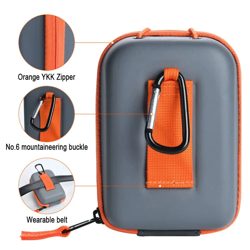 Sacca da golf Organizzatore per telemetro da golf Golf portatile PU Laser Telemetro Pouch Strumento Marsupi portatili da golf antiurto