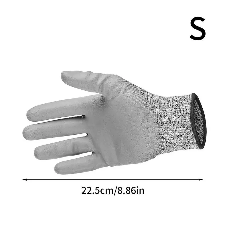 2023 ระดับ 5 ถุงมือป้องกันการตัดความแข็งแรงสูงอุตสาหกรรมห้องครัวสวน Anti-Scratch Anti-Cut ตัดกระจกอเนกประสงค์