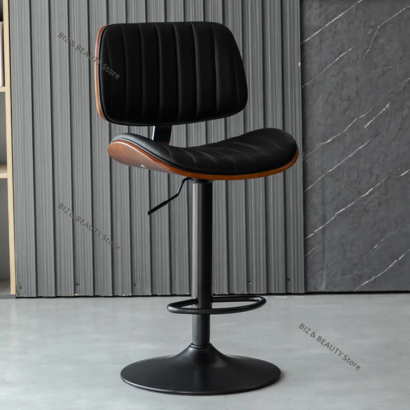 Rotierende Zähler Esszimmerstühle Zähler Höhe Rückenlehne Moderne Nordic Bar Stühle Luxus Design Home Möbel Silla Para Comedor