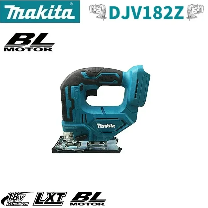 Makita DJV182Z sin escobillas 18V 340W rompecabezas eléctrico con hoja de sierra mango de barril inalámbrico rompecabezas sin batería DJV182 nuevo
