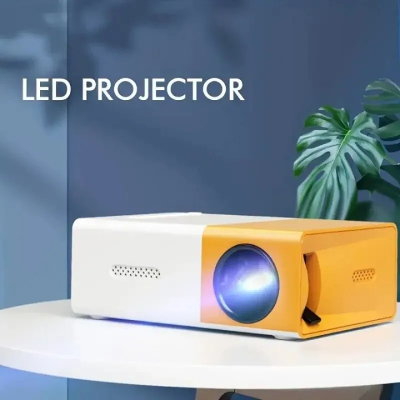 2024 novo yg300 mini projetor led yg300 versão atualizada 1000 lúmen 320x240p hdmi-compatível usb áudio casa media player beamer
