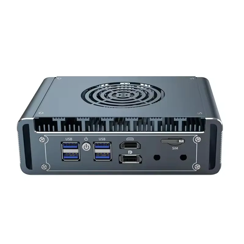 12. generacji Intel N150 Firewall Mini PC 4x i226 2.5G LAN Router Celeron N5105 J6412 pfSense PVE Komputer stacjonarny Aluminium z wentylatorem