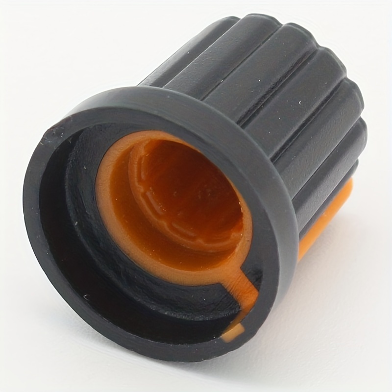 30 ピース/ロット WH148 ポテンショメータノブ 15X17mm 6 ミリメートルポテンショメータプラスチックノブキャップ 5 色黄オレンジ青白赤