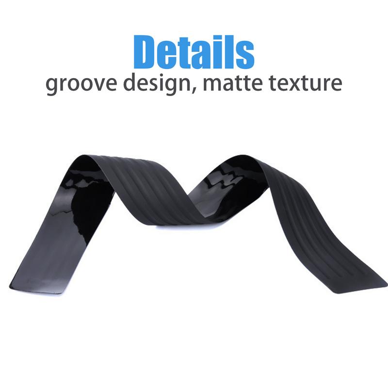 Pelindung Bumper belakang mobil, Strip pelindung perekat Anti gores, pelindung Sill masuk pintu bagasi, pelindung Bumper belakang mobil untuk