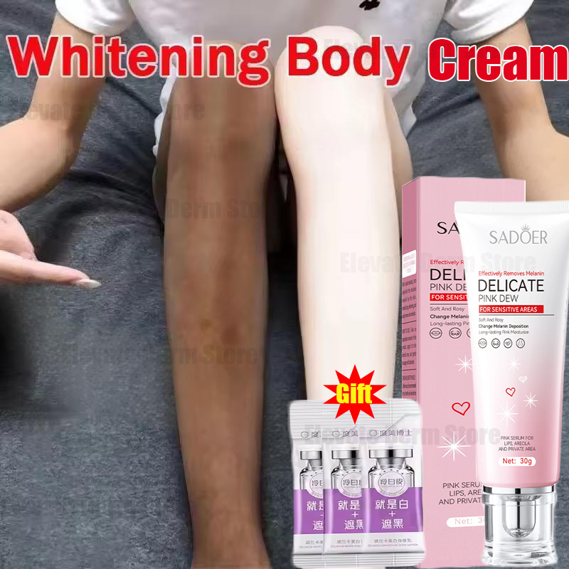Crema iluminadora de nicotinamida para piel oscura, crema iluminadora efectiva para aclarar el blanqueamiento interior del muslo, elimina la melanina, partes privadas