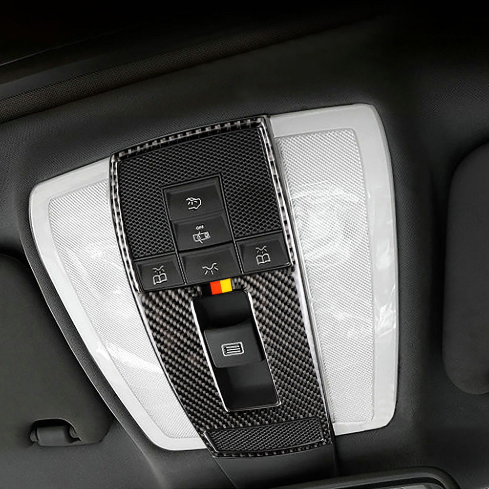 Untuk Mercedes-benz C Class Hiasi Bingkai Lampu Baca Aksesoris Mobil Penutup Panel Trim Lampu Baca Mudah Dipasang