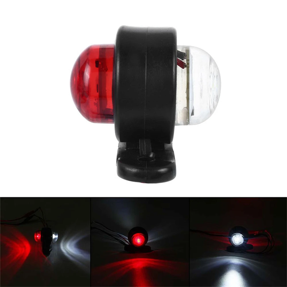 2 ピース/セットトラックテールライトアウトラインマーカー LED サイドマーカー 24v LED ライトトラック部品キャラバントレーラーランプ LED サイドライト